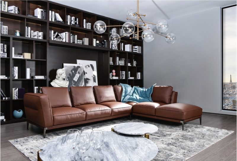 AA00411-1939型皮沙發