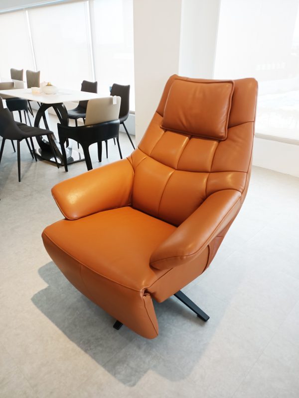 全牛皮電動單椅