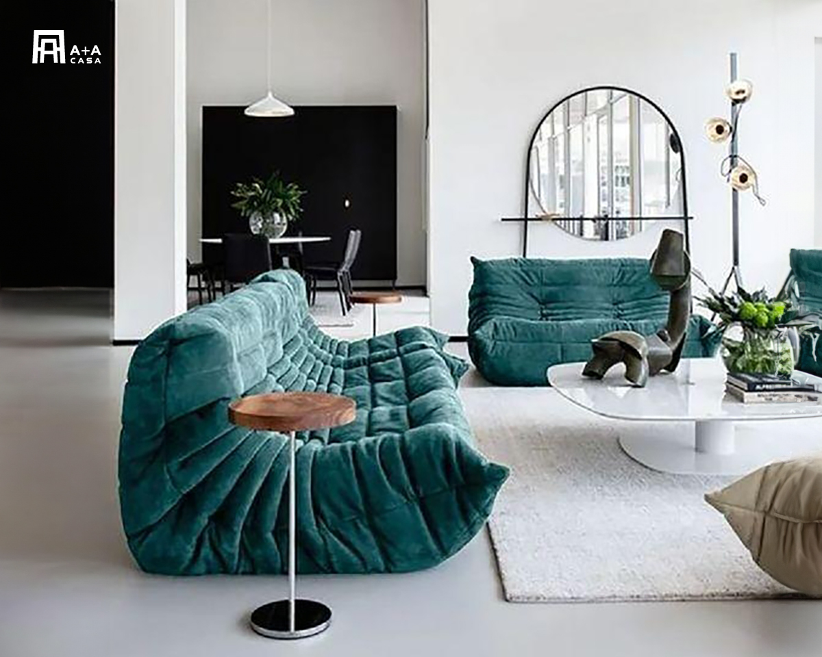 北歐雙人小沙發